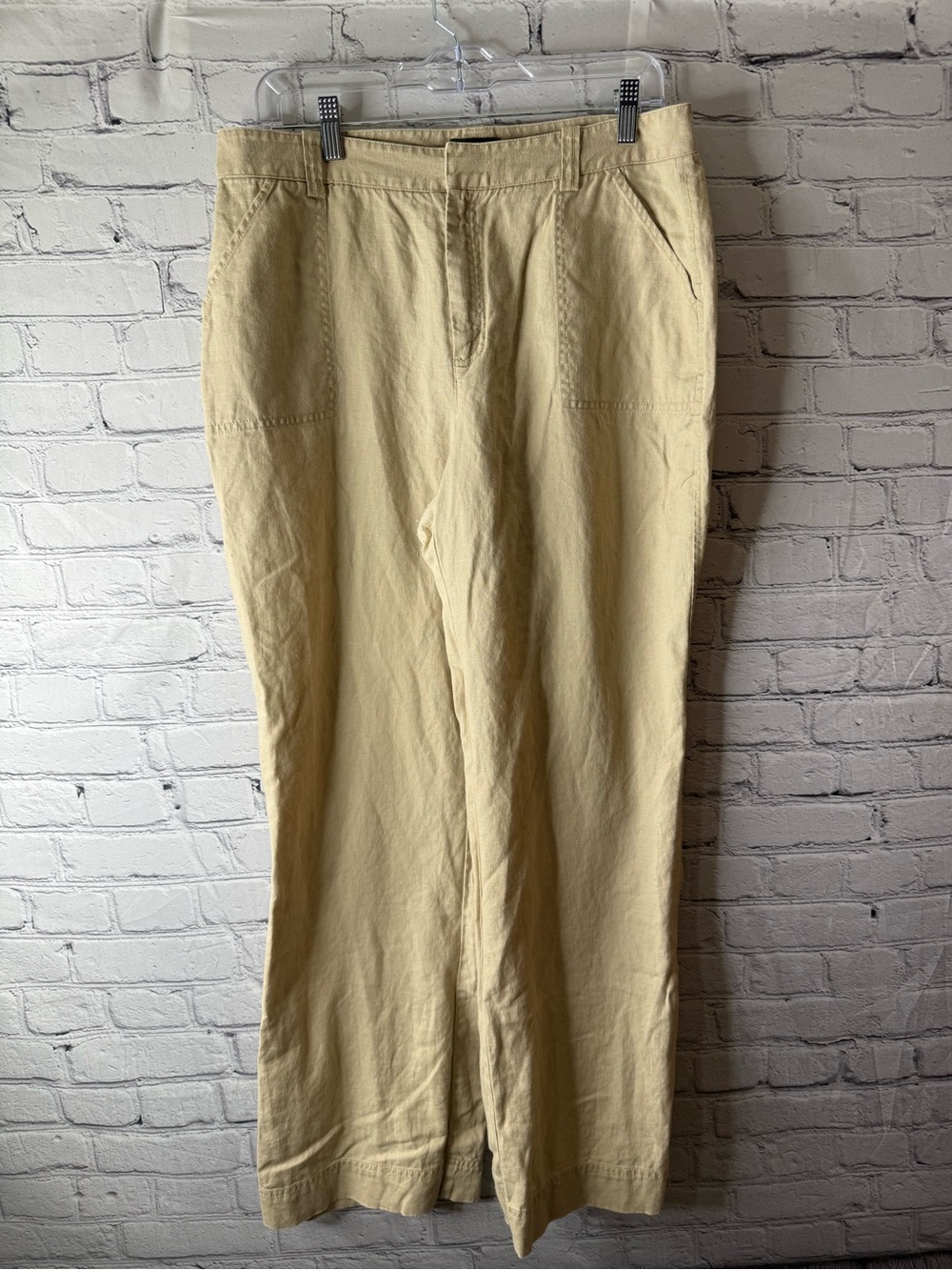 Vintage Eddie Bauer blakely fit Casual Straight-Leg Pants in Light Khaki 12